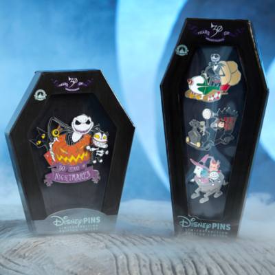 Set pins edici&oacute;n limitada Pesadilla antes de Navidad Tim Burton, 30.&ordm;&nbsp;aniversario