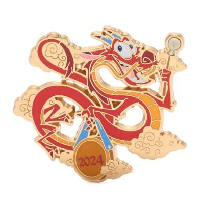 Pin edici&oacute;n limitada Mushu, Mul&aacute;n, A&ntilde;o Nuevo Lunar 2024