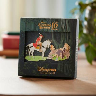 Aurora and Prince Phillip 65th Anniversary Limited Edition Pin Set, Sleeping Beauty