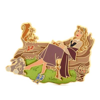 Aurora and Prince Phillip 65th Anniversary Limited Edition Pin Set, Sleeping Beauty
