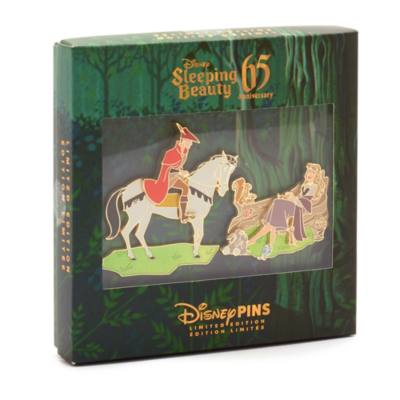Aurora and Prince Phillip 65th Anniversary Limited Edition Pin Set, Sleeping Beauty