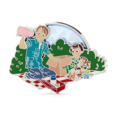 Andy and Bonnie Pixar in the Park Limited Edition Pin, Toy Story 3