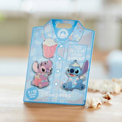 Stitch Attacks Snacks Popcorn Limited Release Pin Set, 2 of 12
