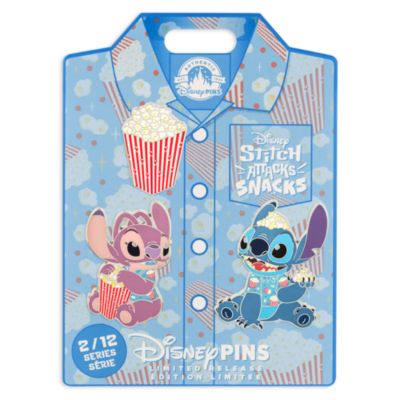 Stitch Attacks Snacks Popcorn Limited Release Pin Set, 2 of 12