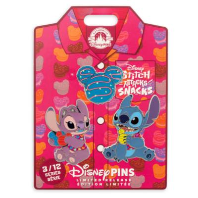 Stitch Attacks Snacks Limited Release Macaron Pin Set, 3 of 12