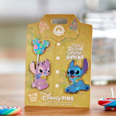 Stitch Attacks Snacks Lollipop Limited Release Pin Set, 4 of 12