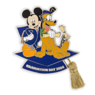 Mickey Mouse and Pluto Limited Release Graduation Day 2024 Pin