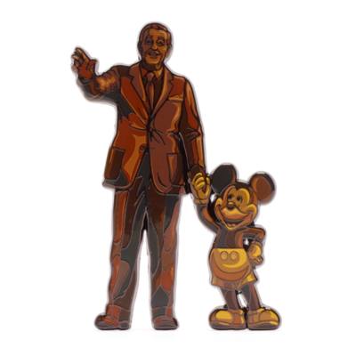 Walt Disney und Micky Maus - Statue Partners - FiGPiN in limitierter Auflage