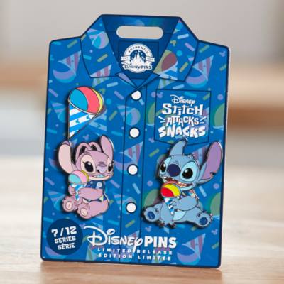 Stitch Attacks Snacks Shaved Ice Limited Release Pin Set, 7 of 12