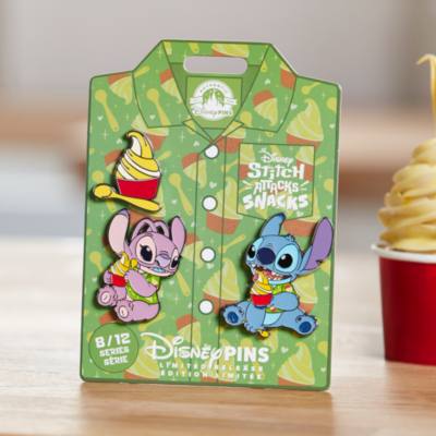 Stitch Attacks Snacks Pineapple Swirl Limited Release Pin Set, 8 of 12