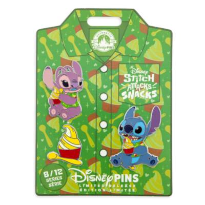 Stitch Attacks Snacks Pineapple Swirl Limited Release Pin Set, 8 of 12