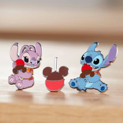Stitch Attacks Snacks Candy Apple Limited Release Pin Set, 9 of 12