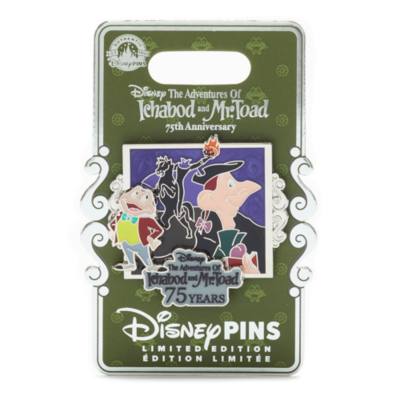 The Adventures of Ichabod and Mr. Toad 75th Anniversary Limited Edition Pin