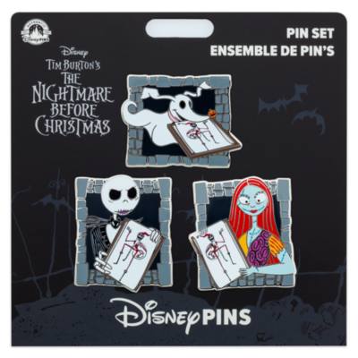 Tim Burton's The Nightmare Before Christmas Pin Set