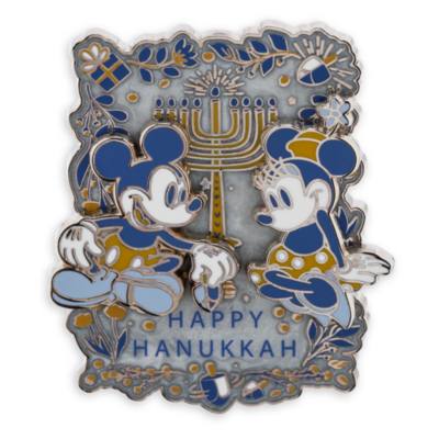Thumbnail - Micky Maus und Minnie Maus - Happy Hanukkah - Anstecknadel in limitierter Edition