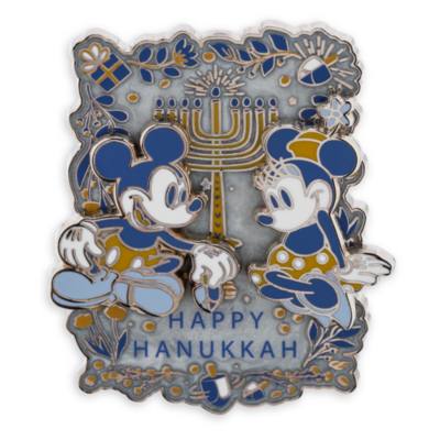 Micky Maus und Minnie Maus - Happy Hanukkah - Anstecknadel in limitierter Edition