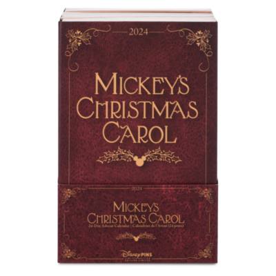 Mickey's Christmas Carol Limited Edition 24-Day Advent Calendar Mystery Pin Set 2024