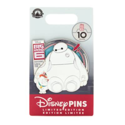 Baymax and Mochi Limited Edition Pin, Big Hero 6 10th Anniversary