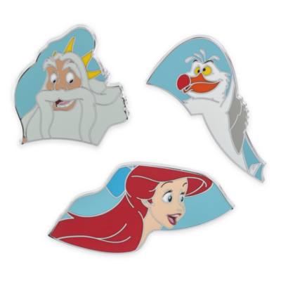 Ensemble de pin's myst&egrave;re 35e&nbsp;anniversaire de La Petite Sir&egrave;ne en &eacute;dition limit&eacute;e
