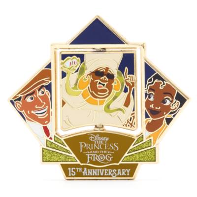 The Princess and the Frog 15th Anniversary Limited Edition Spinner Pin