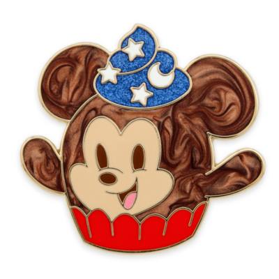 Sorcerer Mickey Mouse Limited Edition Disney Munchlings Chocolate Mousse Cupcake Pin, Fantasia