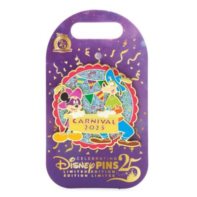 Mickey Mouse and Goofy Carnival 2025 Limited Edition Pin