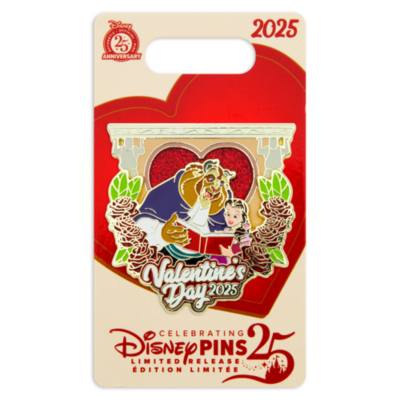 Beauty and the Beast Valentine's Day 2025 Limited Release Pin
