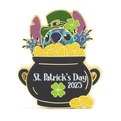 Stitch St. Patrick's Day 2025 Limited Release Slider Pin, Lilo & Stitch