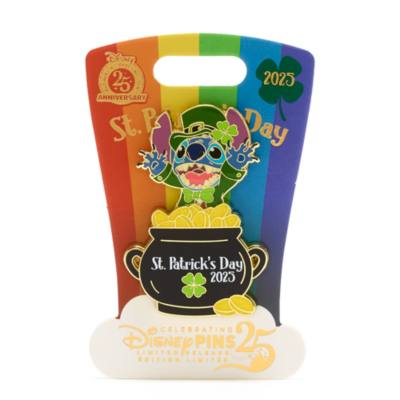 Stitch St. Patrick's Day 2025 Limited Release Slider Pin, Lilo & Stitch