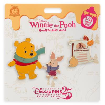 Winnie the Pooh and Piglet Pin Set, Hundred Acre Wood Series, 2 of 12