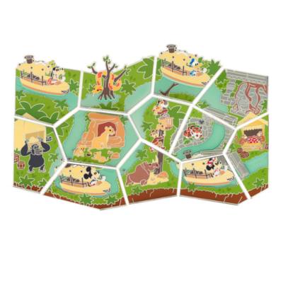 Jungle Cruise - Disney Attraction Map Puzzles Serie - Mystery-Anstecknadel in limitierter Edition