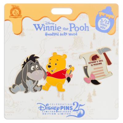 Winnie the Pooh and Eeyore Pin Set, Hundred Acre Wood Series, 3 of 12