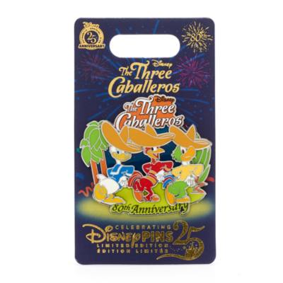 The Three Caballeros 80th Anniversary Limited Edition Pin