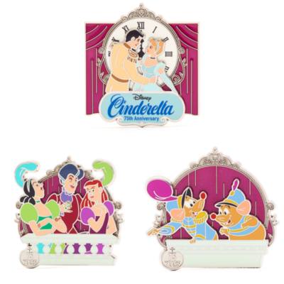 Cinderella 75th Anniversary Limited Edition Pin Set
