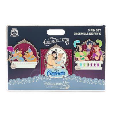 Cinderella 75th Anniversary Limited Edition Pin Set