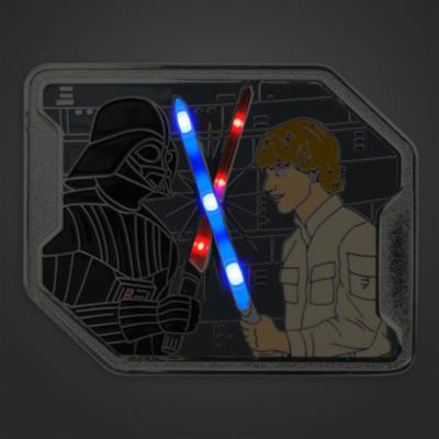 Luke Skywalker and Darth Vader Light-Up Limited Edition Pin, Star Wars: The Empire Strikes Back
