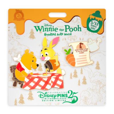 Winnie the Pooh and Rabbit Pin Set, Hundred Acre Wood Series, 5 of 12