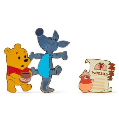 Winnie the Pooh and Woozle Pin Set, Hundred Acre Wood Series, 6 of 12