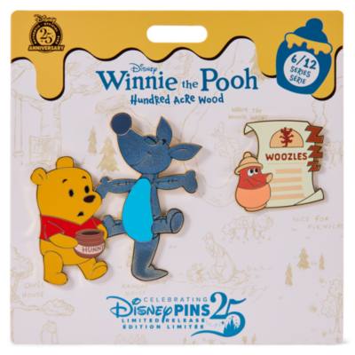 Winnie the Pooh and Woozle Pin Set, Hundred Acre Wood Series, 6 of 12