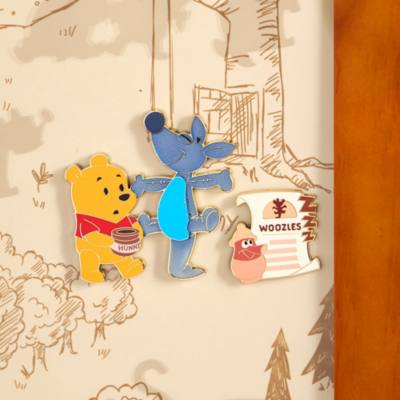 Winnie the Pooh and Woozle Pin Set, Hundred Acre Wood Series, 6 of 12