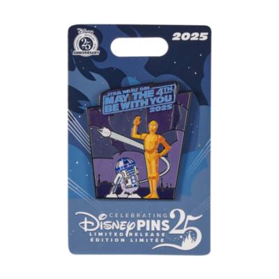R2-D2 and C-3PO 'May the 4th Be With You' 2025 Limited Release Pin, Star Wars Day