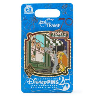 Lady and the Tramp Tony&rsquo;s Restaurant Limited Release Pin