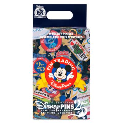 Set pins misteriosos Disney Parks Pin Trading, 25&nbsp;a&ntilde;os