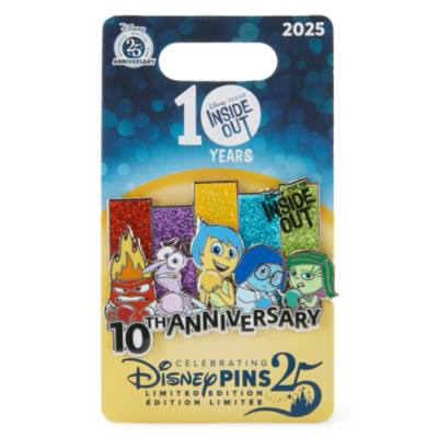 Inside Out 10th Anniversary Limited Edition Pin