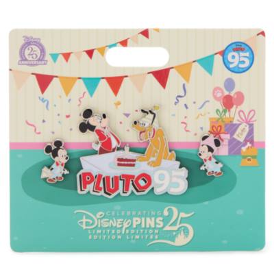Pluto 95th Anniversary Limited Edition Pin Set