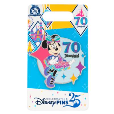 Minnie Mouse Disneyland Resort 70th Anniversary Pin
