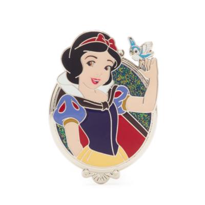 Snow White and Blue Bird Pin