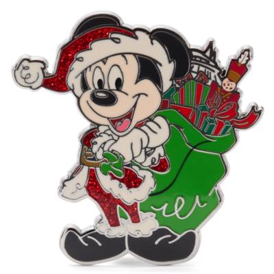 Santa Mickey Mouse Festive Pin