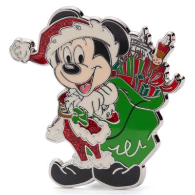 Santa Mickey Mouse Festive Pin
