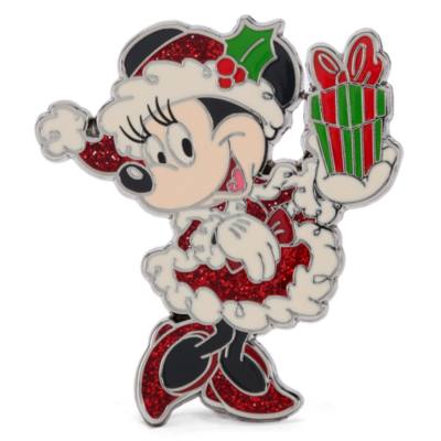 Mrs. Claus Minnie Mouse Festive Pin